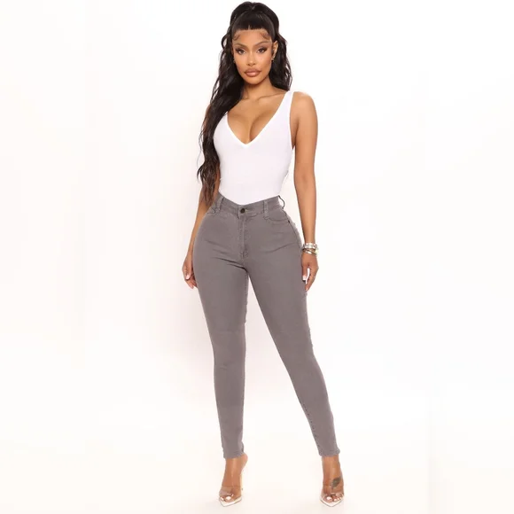 Fashion Nova Jeans Gorgeous Fashion Nova Gray Jeans Poshmark